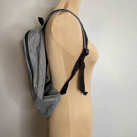 Origaudio Foldable Computer Gray Backpack Zipper Square Rectangular - Picture 2 of 9